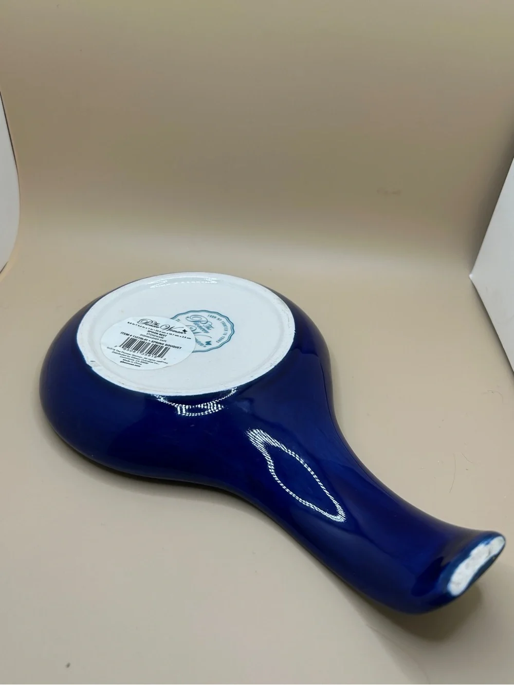 The Pioneer Woman Ceramic Spring Bouquet Floral Spoon Rest, Make Life Delicious